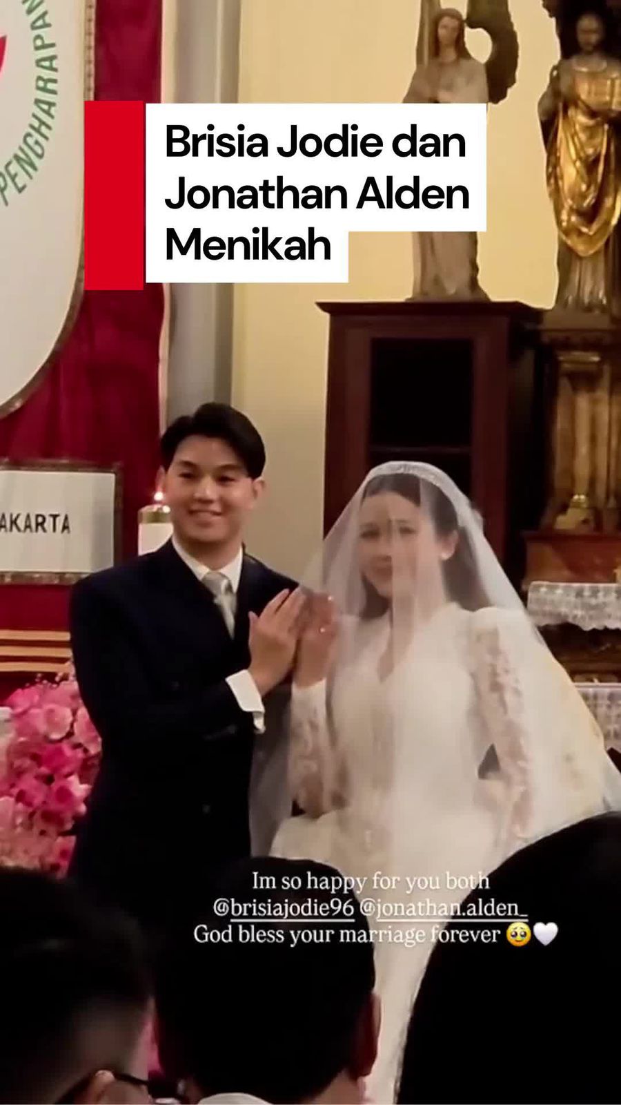 Video: Momen Pernikahan Brisia Jodie dan Jonathan Alden