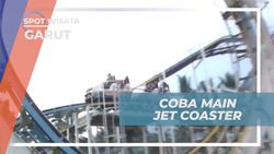 Mencoba Wahana Jet Coaster di Taman Air Sabda Alam, Garut  