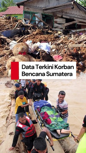 Video: Update Jumlah Korban Bencana Sumatera, 744 Meninggal-551 Hilang