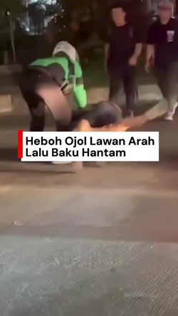 Video: Nasib Driver Ojol Usai Lawan Arah hingga Baku Hantam di Jakbar