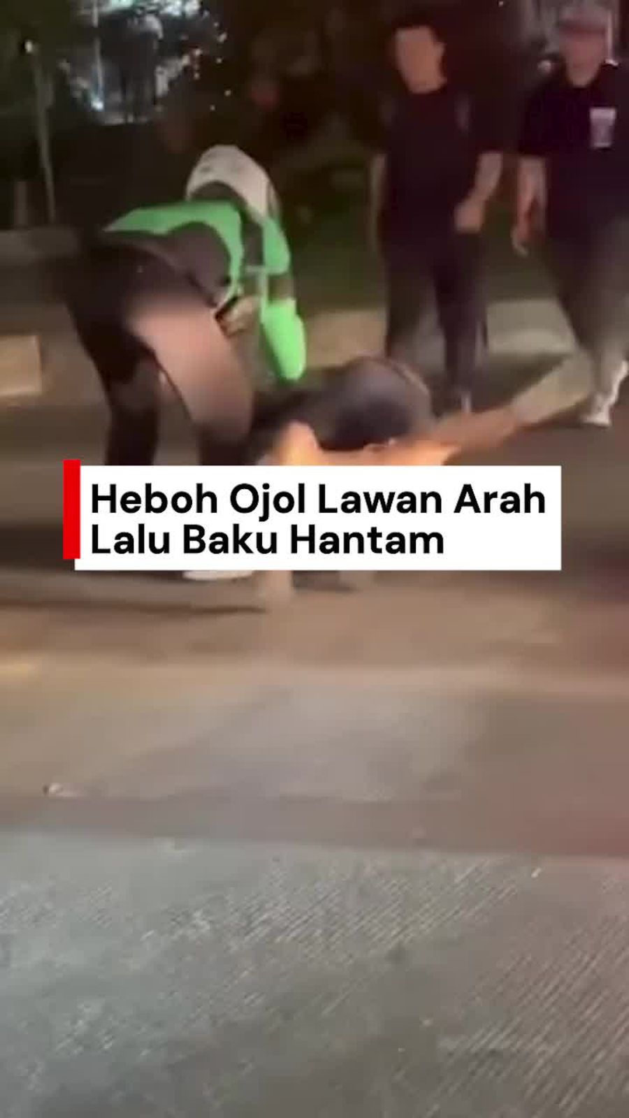 Video: Nasib Driver Ojol Usai Lawan Arah hingga Baku Hantam di Jakbar