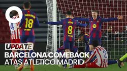 Video: Gilas Atletico 3-1, Barcelona Kokoh di Puncak LaLiga