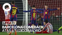 Video: Gilas Atletico 3-1, Barcelona Kokoh di Puncak LaLiga