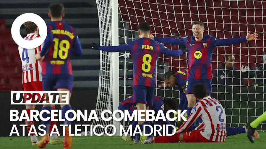 Video: Gilas Atletico 3-1, Barcelona Kokoh di Puncak LaLiga