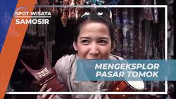 Berbelanja Souvenir Unik di Pasar Tomok, Samosir  