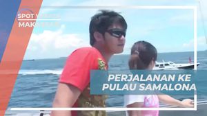 Menjelajahi Pulau Samalona dengan Kapal Polisi di Makassar