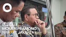 Video: Momen Pramono Naik LRT Usai Resmikan Pembayaran QRIS Tap-Ruang Baca