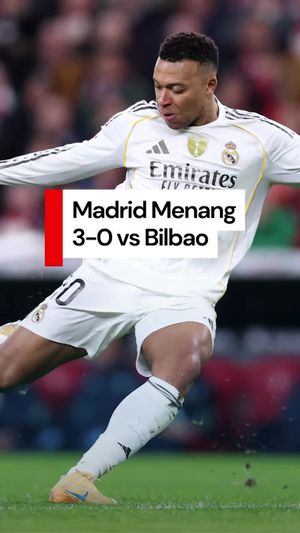 Video: Brace Mbappe Bawa Madrid Menang 3-0 vs Bilbao