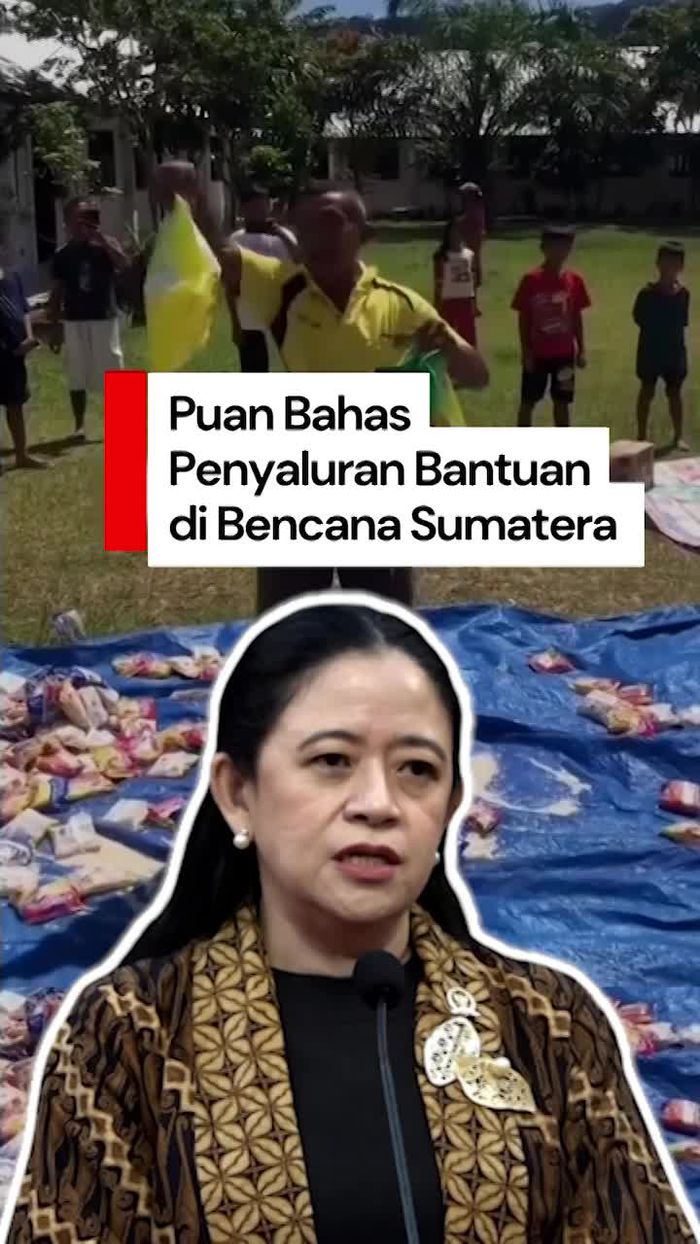 Video Puan Soroti Bantuan Beras Pecah Dilempar dari Heli: Kurang Efektif