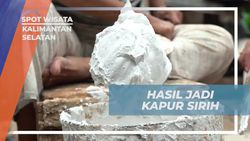 Mengolah Cangkang Kerang Menjadi Kapur Sirih di Kalimantan Selatan  