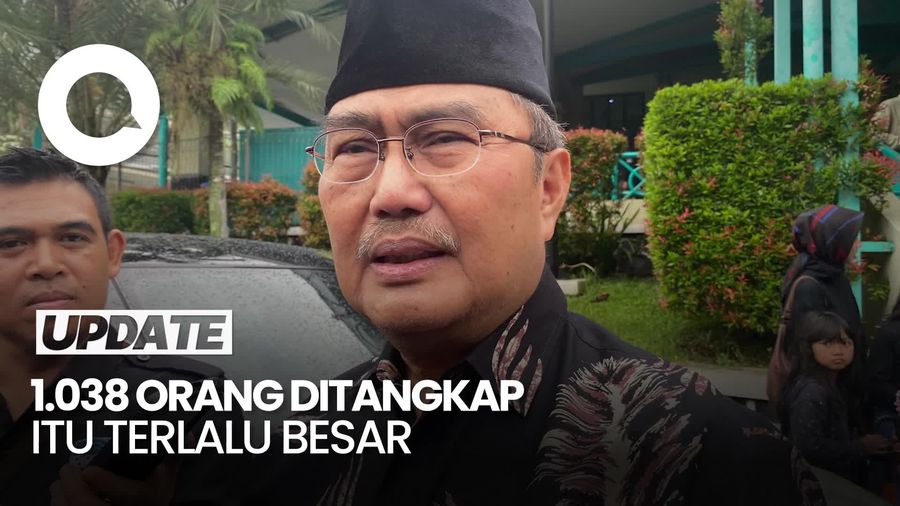 Video Jimly Minta Kapolri Kurangi Orang Ditangkap Buntut Demo Agustus: Terlalu Besar