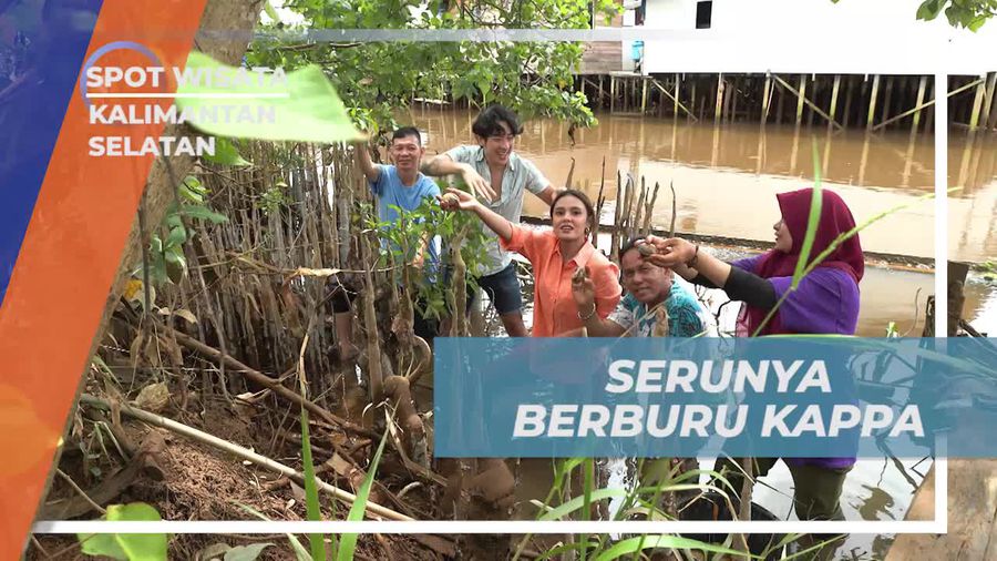 Berburu Kappa di Desa Pulau Sewangi Kalimantan Selatan