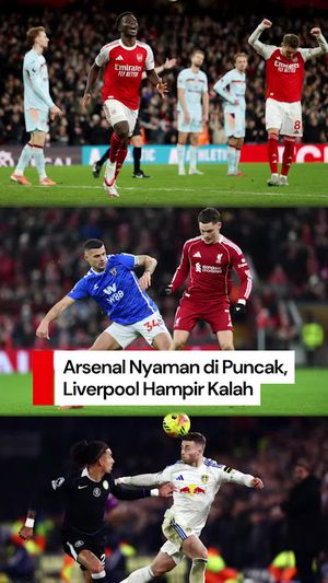 Video Hasil Liga Inggris: Arsenal Menang, Liverpool Imbang, Chelsea Tumbang