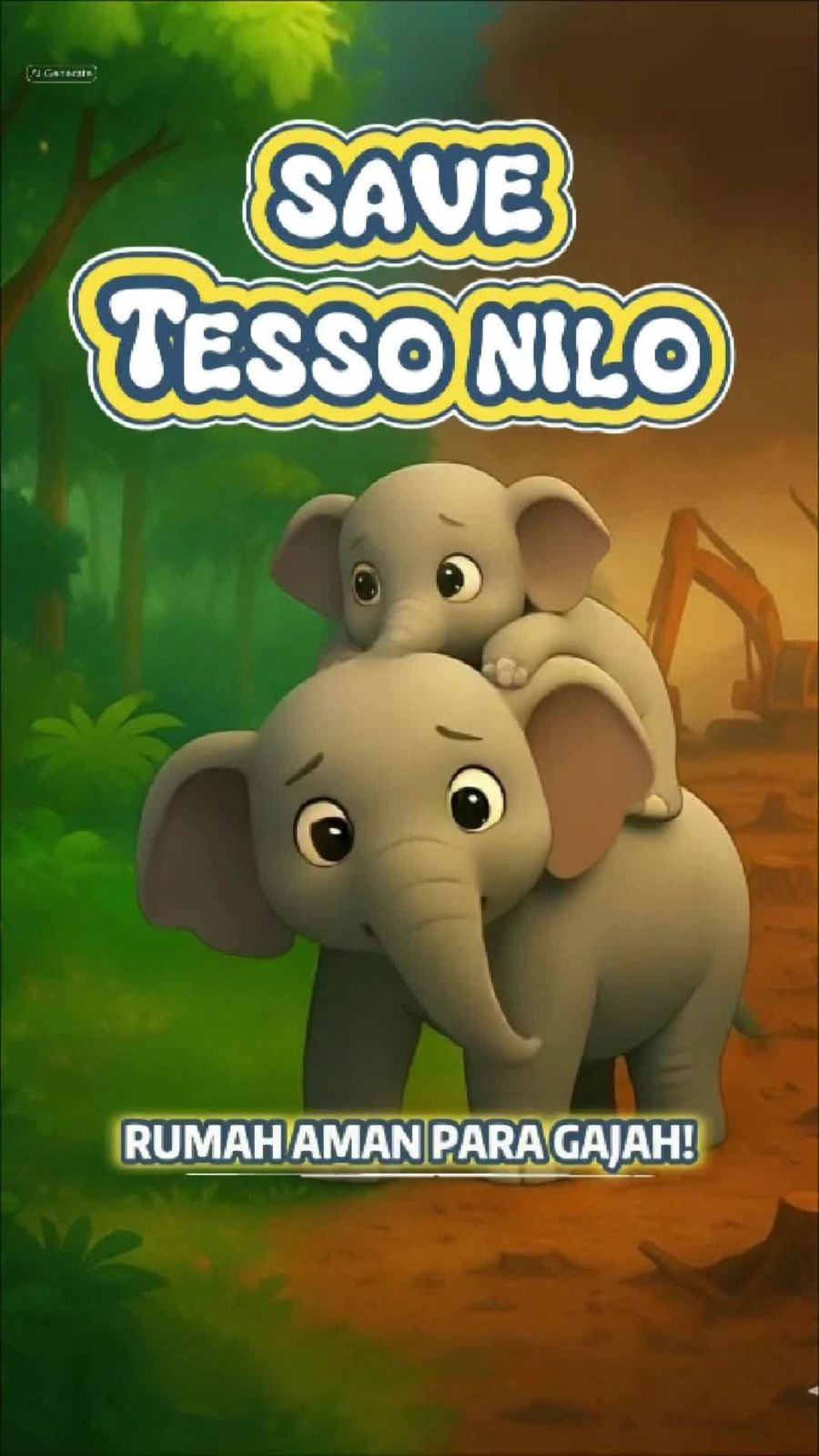 Video: Save Tesso Nilo! Rumah Aman Para Gajah