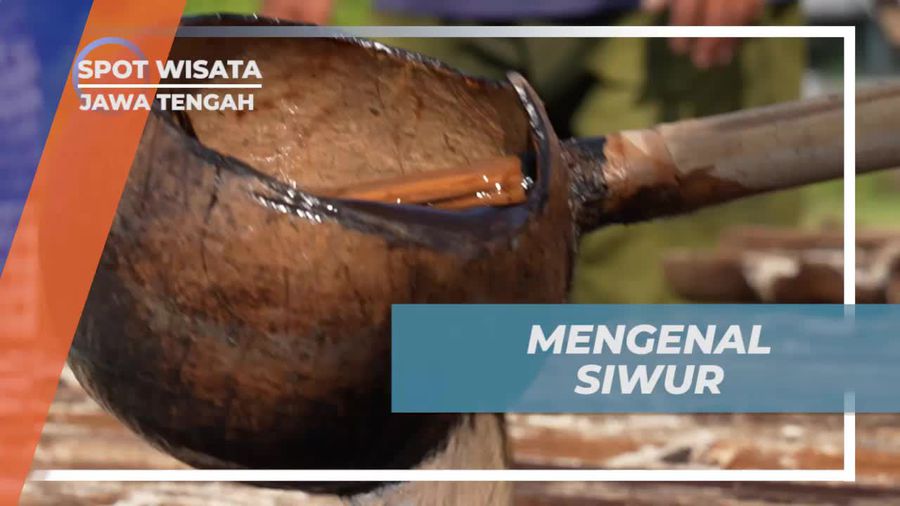 Mengenal Siwur, Alat Tradisional untuk Menuangkan Air Bledug Kuwu di Desa Kuwu, Jawa Tengah  