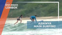 Mengalami Serunya Surfing di Pantai Gerupuk Lombok  