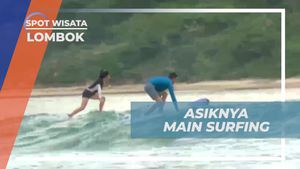 Mengalami Serunya Surfing di Pantai Gerupuk Lombok  