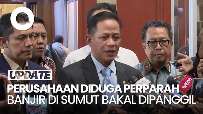 Video: Menteri LH Bakal Panggil Perusahaan Diduga Perparah Banjir di Sumut