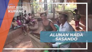 Memainkan Nada Merdu Sasando di Kupang