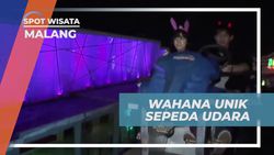 Menguji Adrenalin dengan Wahana Sepeda Udara di Malang