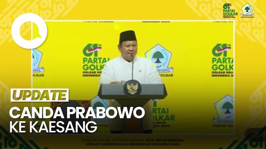 Video: Kala Prabowo Heran Kaesang Dapat Sorakan Lebih Meriah daripada Gibran