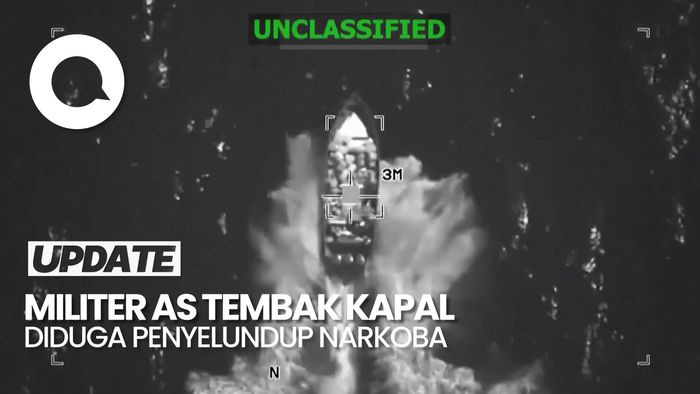 Video: Militer AS Tembak Kapal Diduga Membawa Narkoba, 4 Orang Tewas