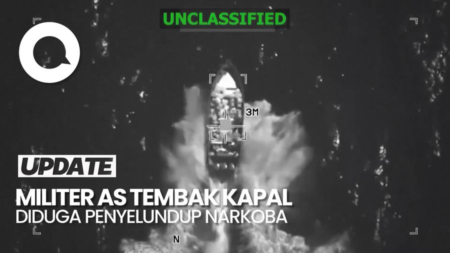 Video: Militer AS Tembak Kapal Diduga Membawa Narkoba, 4 Orang Tewas