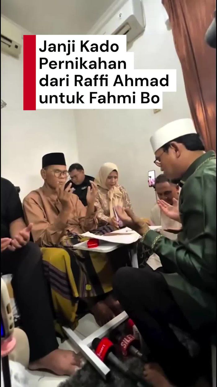 Video: Janji Hadiah Pernikahan dari Raffi Ahmad untuk Fahmi Bo