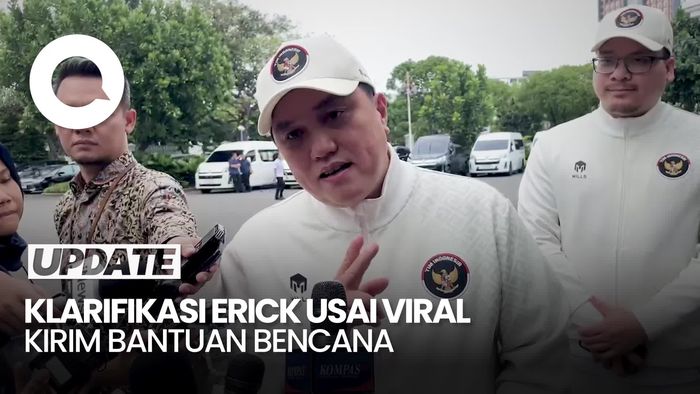 Video: Erick Thohir Jelaskan soal Viral Kirim Alat Olahraga ke Sumatera