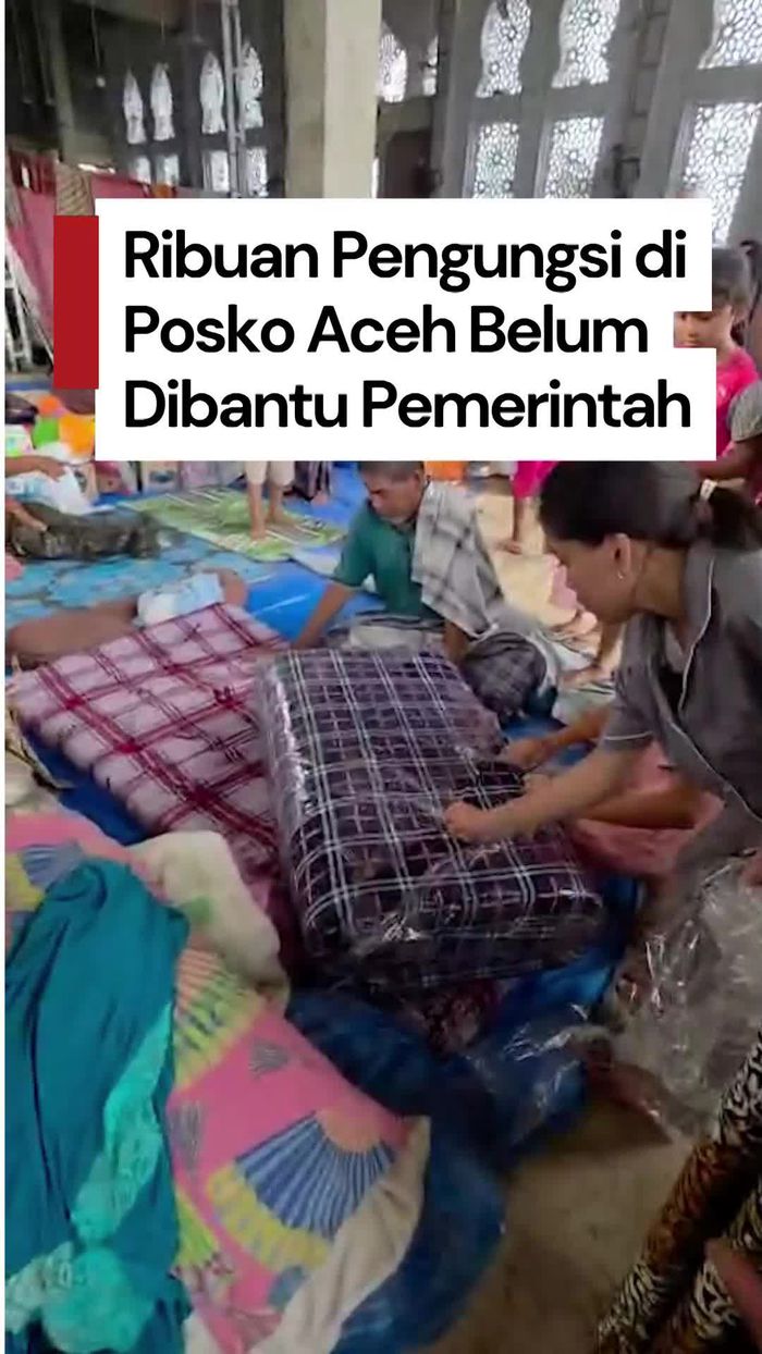 Video: Tolong! 1.807 Orang di Posko Meunasah Balek Aceh Belum Dapat Bantuan