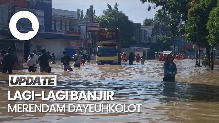 Video: Banjir Merendam Dayeuhkolot Bandung, Aktivitas Warga Lumpuh