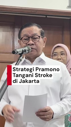 Video 548 Pasukan Putih Dikerahkan Pramono untuk Bantu Penanganan Stroke 