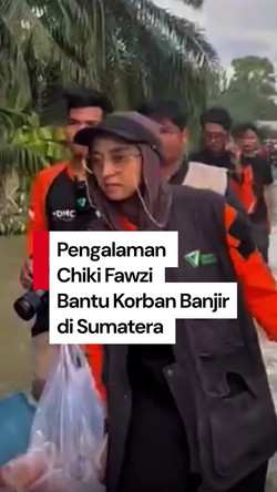 Video Chiki Fawzi Terjun ke Daerah Terdampak Banjir: Kayak Tempat Zombie
