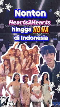 Video: Penampilan Hearts2Hearts-no na di Panggung Spotify Wrapped Indonesia