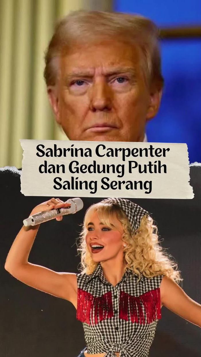 Video Protes Sabrina Carpenter, Lagunya Dipakai Gedung Putih Tanpa Izin