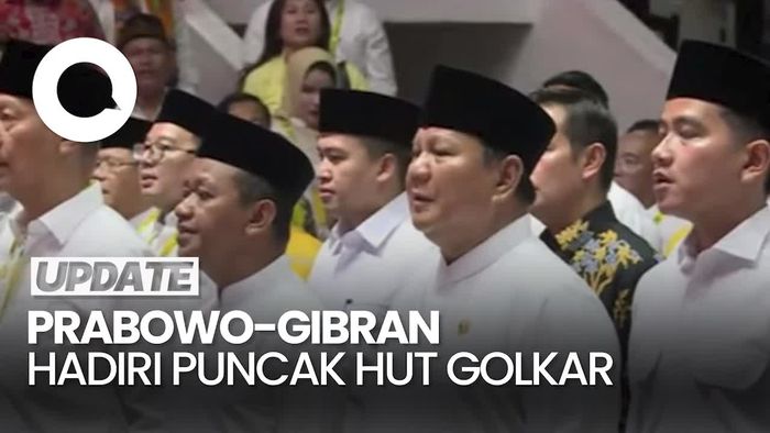 Video Prabowo-Gibran Hadiri Puncak HUT ke-61 Golkar