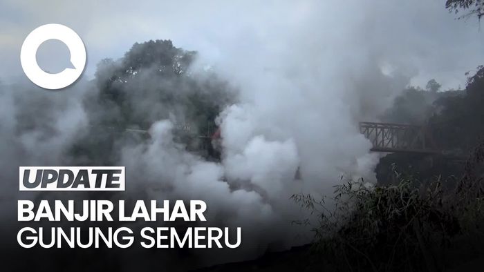 Video: Banjir Lahar Gunung Semeru, Akses Lumajang-Malang Buka Tutup