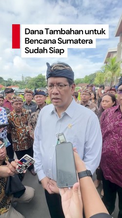 Video Purbaya Pastikan Dana Tambahan untuk Bencana Sumatera Sudah Siap
