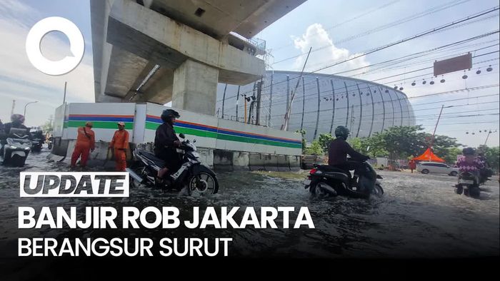 Video Puncak Banjir Rob Diprediksi Hari Ini, Pramono: Sekarang Sudah Turun