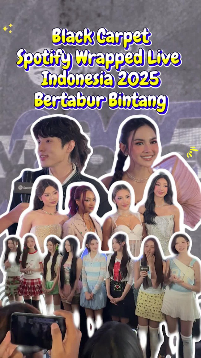 Video: Pesona eaJ-Hearts2Hearts di Black Carpet Spotify Wrapped Indonesia