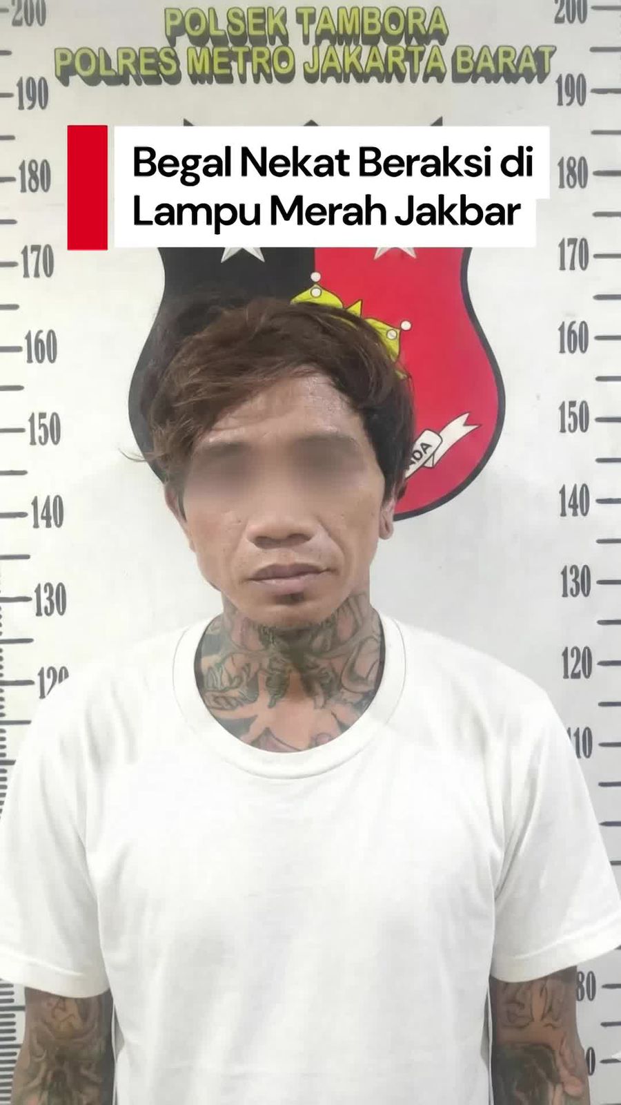 Video: Aksi Nekat Begal, Rampas HP Pemotor di Lampu Merah Jakbar