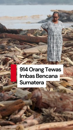 Video Update Korban Bencana Sumatera: 914 Orang Tewas, 389 Hilang
