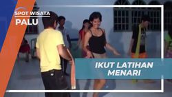 Bergabung dalam Latihan Menari Tradisional Palu di Taman Budaya, Palu, Sulawesi Tengah  