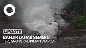Video: Banjir Lahar Semeru Terjang Permukiman, Ratusan Warga Lari ke Bukit