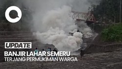 Video: Banjir Lahar Semeru Terjang Permukiman, Ratusan Warga Lari ke Bukit