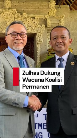 Video: Zulhas Dukung Bahlil soal Usulan Koalisi Permanen