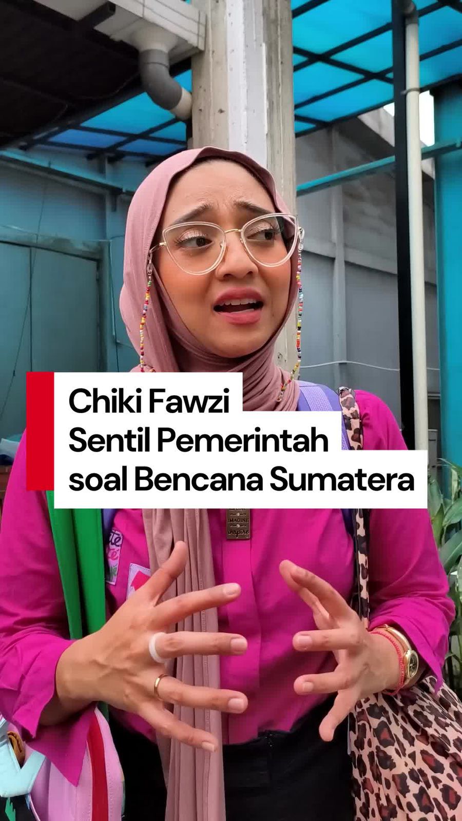 Video: Sentilan Keras Chiki Fawzi ke Pemerintah soal Penyebab Banjir Sumatera