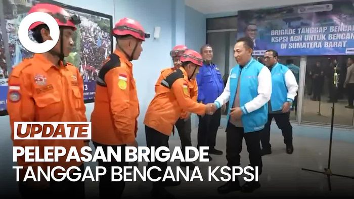 Video: Kapolri Lepas 45 Brigade Tanggap Bencana KSPSI ke Sumatera