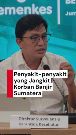 Video: Kemenkes Bicara Deretan Penyakit yang Jangkit Korban Banjir Sumatera