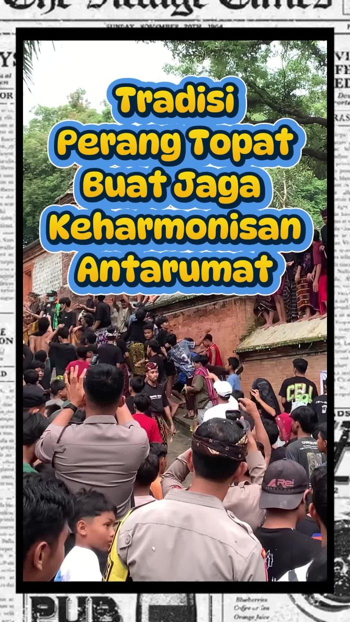 Video: Perang Topat, Simbol Harmonisasi Warga Hindu dan Islam di Lombok Barat